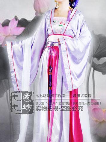 【唐装・漢服ー女】　華服古装　芳菲紫