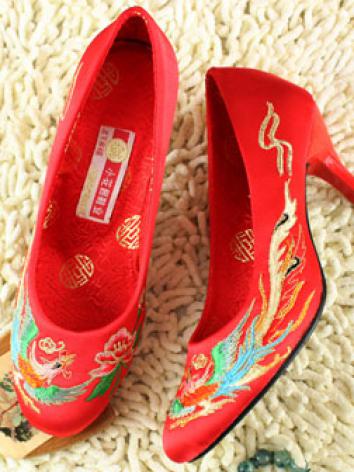 【漢服華服古装用―チャイナ靴】民族スタイル　女性用 刺繍 806　2色あり