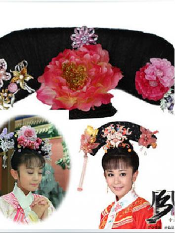 【漢服華服古装用ー飾り物】　髪飾り　帽子　コサージュ　カツラ