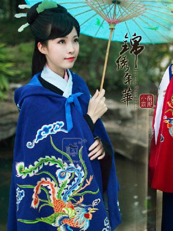 【唐装・漢服ー女】華服古装　女性用 鳳出雲 刺繍ケープ　4色あり