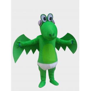 動物コスプレ イベント用品　本格的　可愛い高級着ぐるみ　恐竜 ドラゴン 龍 緑色
