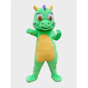 動物コスプレ イベント用品　本格的　可愛い高級着ぐるみ ドラゴン 龍 緑色