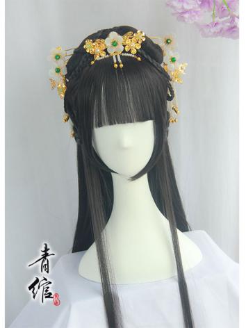 【漢服華服古装用ーウィッグ】女性用 中華風 髪 Cos...