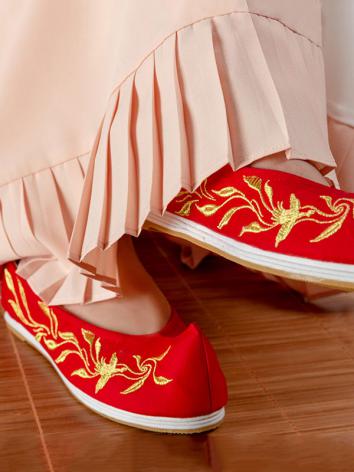 【漢服華服古装用ーチャイナ靴】民族 漢服 女性用 刺繍...