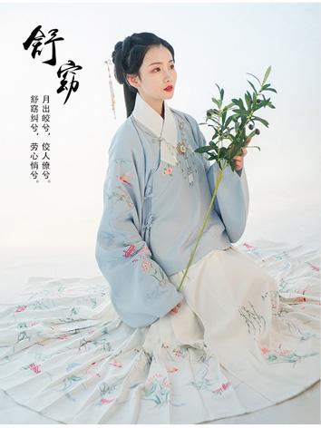 【唐装・漢服ー女】中華服 演出/撮影服 明時代 刺繍あ...