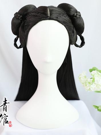 【漢服華服古装用ーウィッグ】女性用中華風 髪 Cosp...