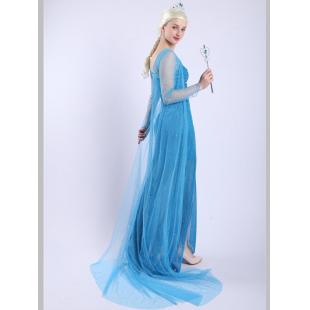 【ハロウィン衣装ー女用】Elsa エルザ プリンセス　コスプレ衣装  cosplay 変装 仮装 イベント「アナと雪の女王」