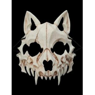 【ハロウィン道具】コスプレマスク 人狼mask cosplay 変装 仮装 イベント 怖い 髑髏 どくろ 白色