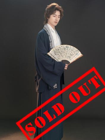 【唐装・漢服ー男】中華服古装　広袖コート 宋製服 演出...