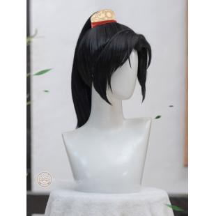 【漢服華服古装用ーウィッグ】天官賜福-南風 かつら Cosplay ブラック ドラマ用 コスプレ 古風 高温糸 約90cm