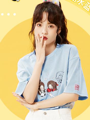 天官賜福　Ｑ版 夏用 女性用 ファッション Ｔシャツ　...